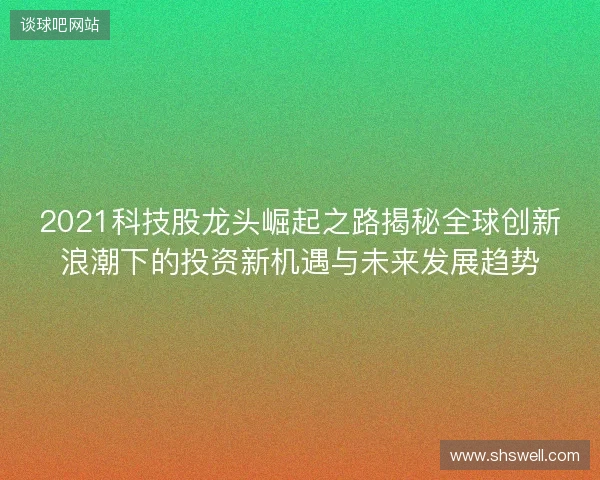 2021科技股龙头崛起之路揭秘全球创新浪潮下的投资新机遇与未来发展趋势
